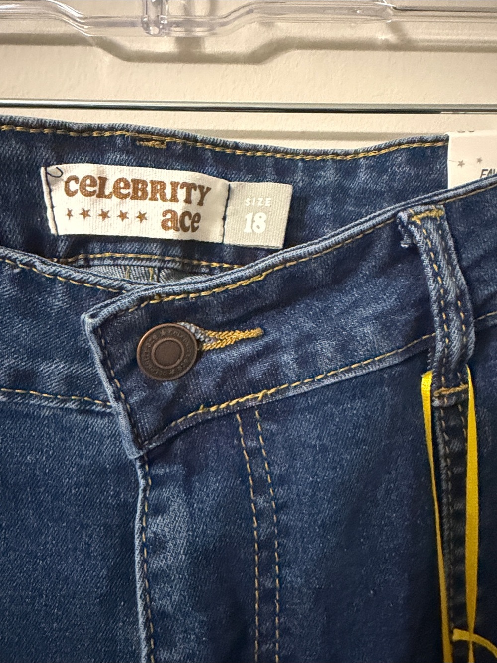 Celebrity Pink Indigo Blue Denim Cargo Joggers - Picture 2 of 4